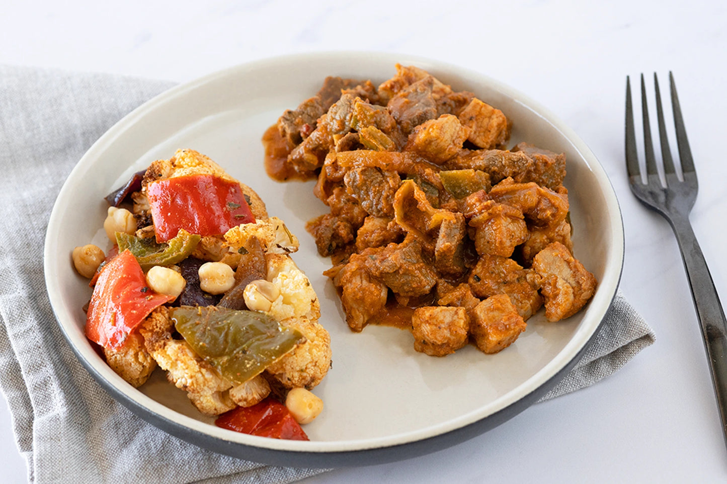 Discada Norestense con Verduras al grill