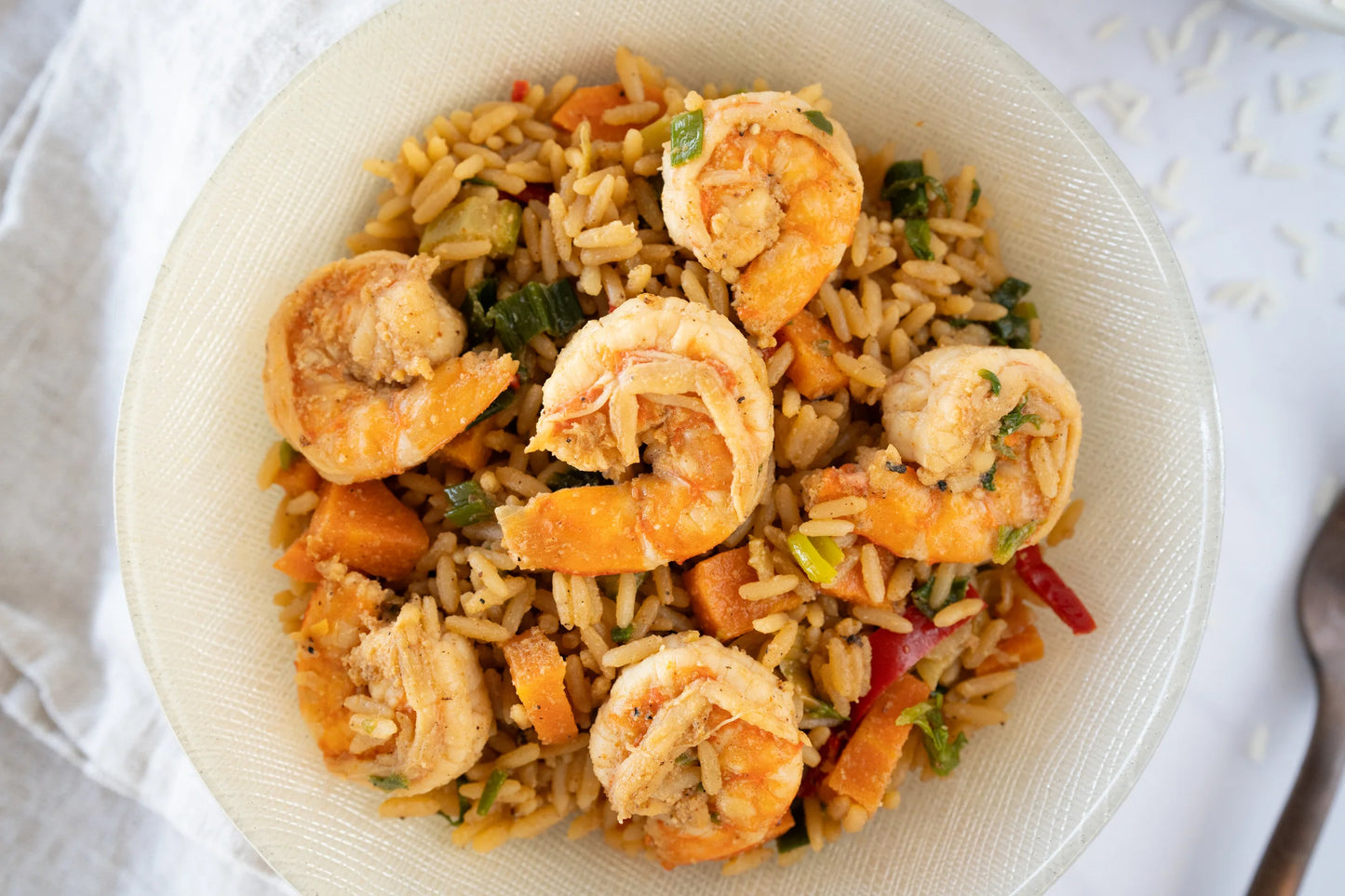 Yakimeshi de camarón