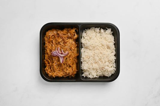 Cochinita pibil con arroz