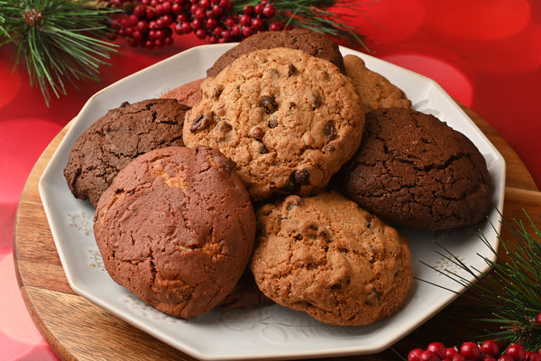 Surtido de galletas navideñas