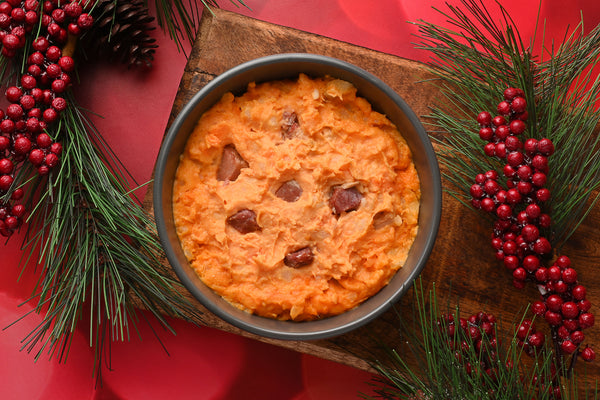 Puré de papa y camote