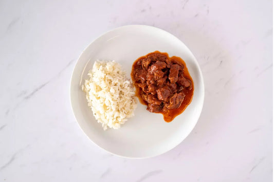 Asado norestense con arroz