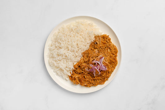 Cochinita pibil con arroz