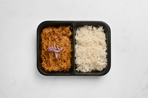 Cochinita pibil con arroz