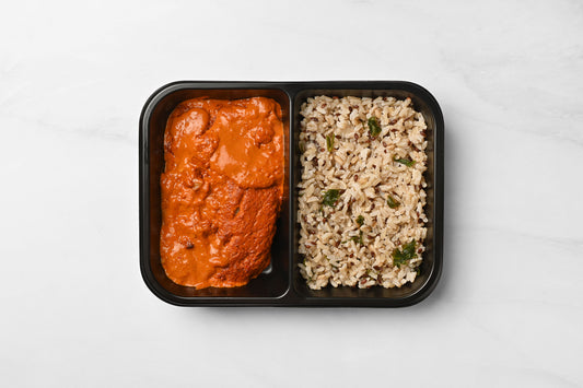 Pescado zarandeado con arroz integral