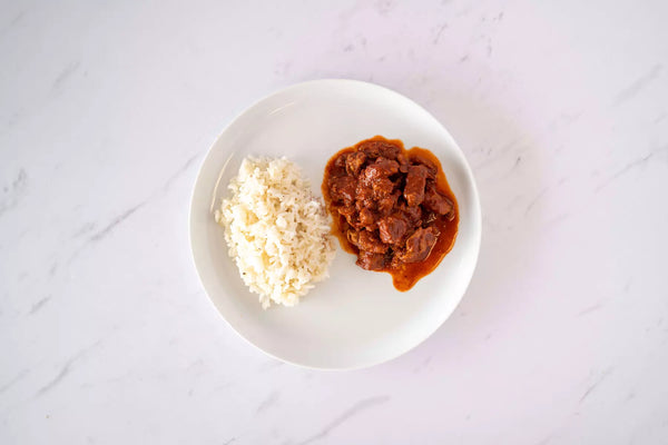 Asado norestense con arroz